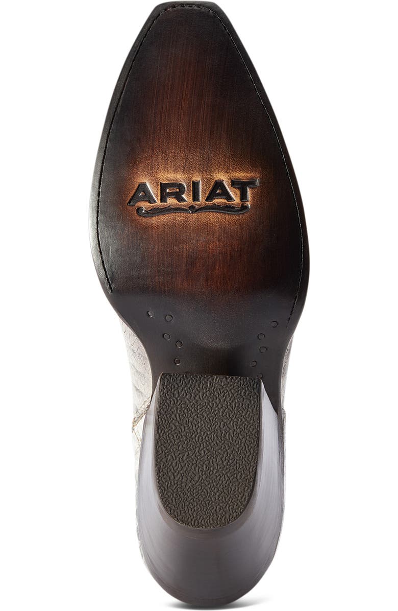 Ariat Jolene Snake Embossed Western Boot, Alternate, color, Yellow Multi