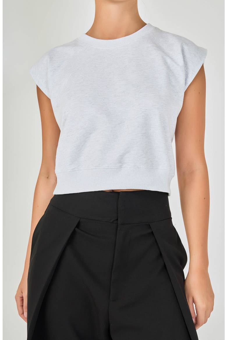 Soft Muscle Sweatshirt, Main, color, HEATHER GREY