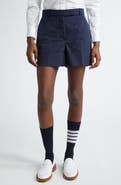 Thom Browne Fit 2 Sack Cuff Hem Wool & Cashmere Shorts