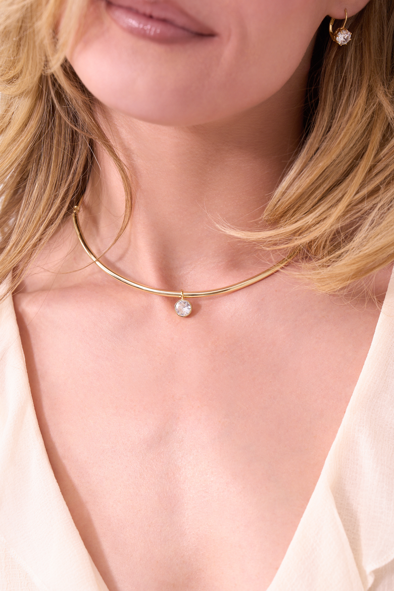 Belle Necklace, Alternate, color, GOLD