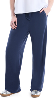 Wilt Crochet Trim Wide Leg Pant
