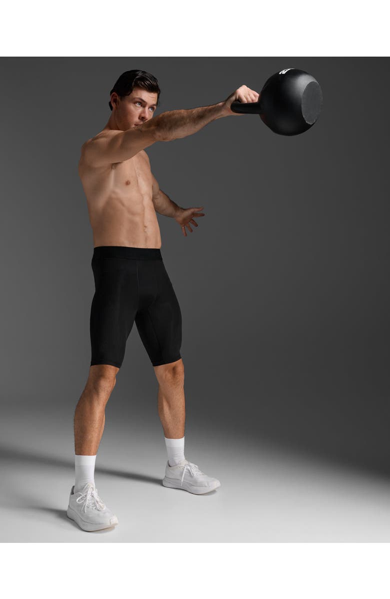 2XU Force Compression Shorts, Alternate, color, Black/Nero