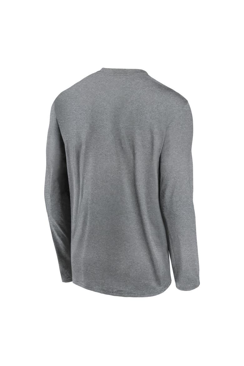 Men's Nike Heather Gray Los Angeles Chargers Legend Icon Long Sleeve T-Shirt, Alternate, color, Heather Gray