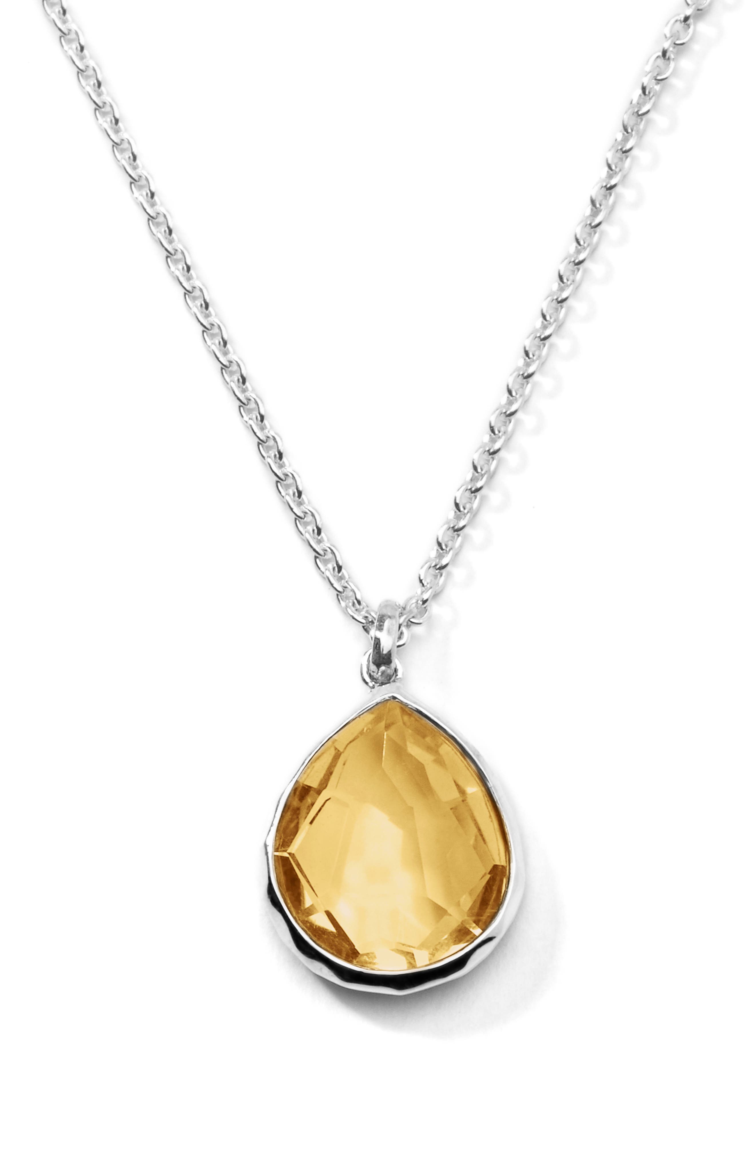 Ippolita Rock Candy Citrine Pendant Necklace in Honey Citrine 