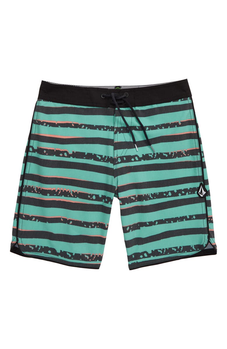 Volcom Cassette Stripe Board Shorts, Main, color, 