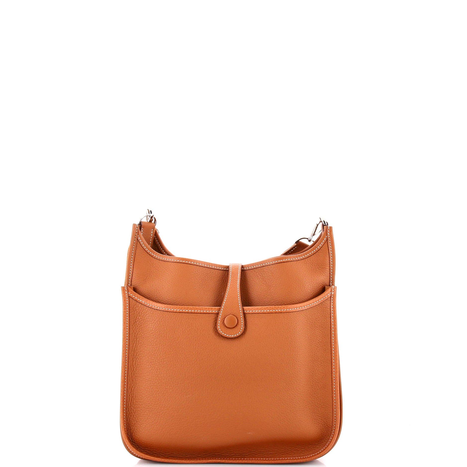 Pre-Owned Hermes Evelyne Bag Gen III Clemence PM, Alternate, color, Gold