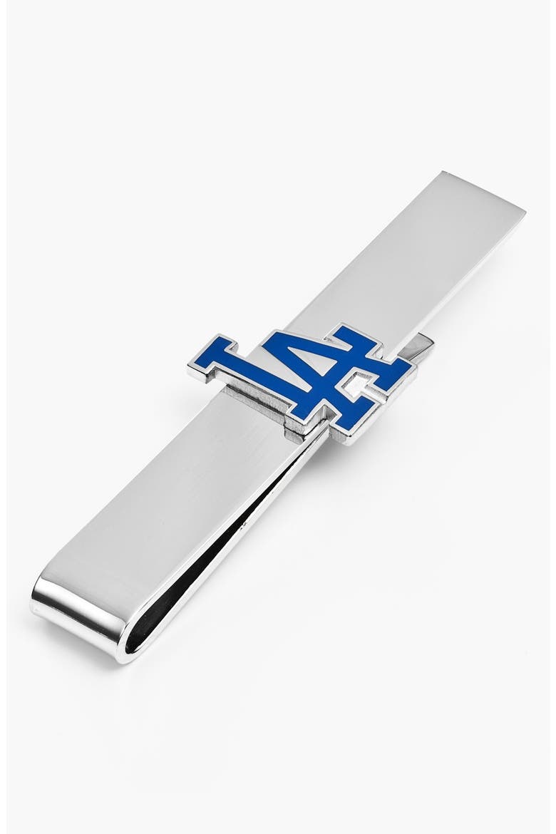 'Los Angeles Dodgers' Tie Bar, Main, color, SILVER
