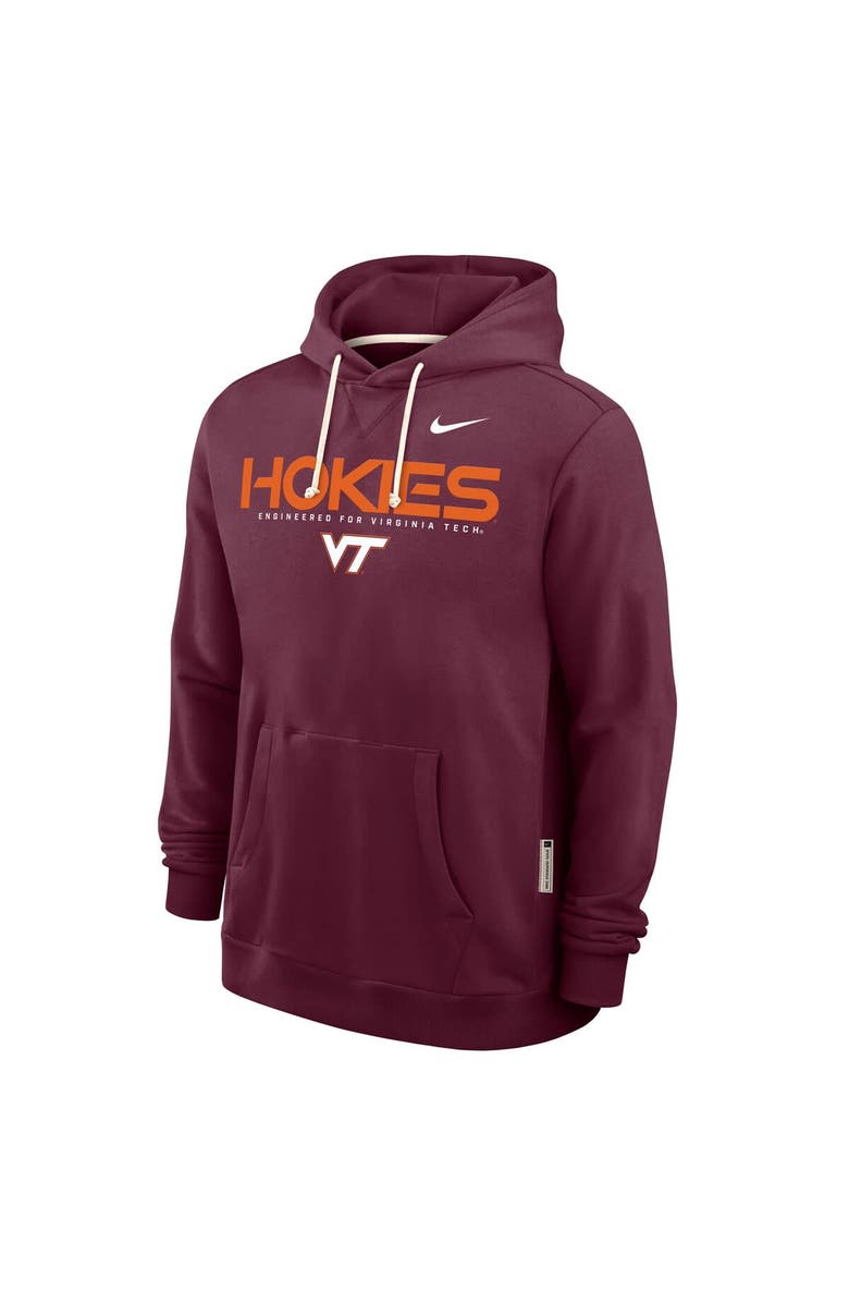Nike Men's Nike Maroon Virginia Tech Hokies 2025 Sideline Performance Pullover Hoodie, Alternate, color, Maroon