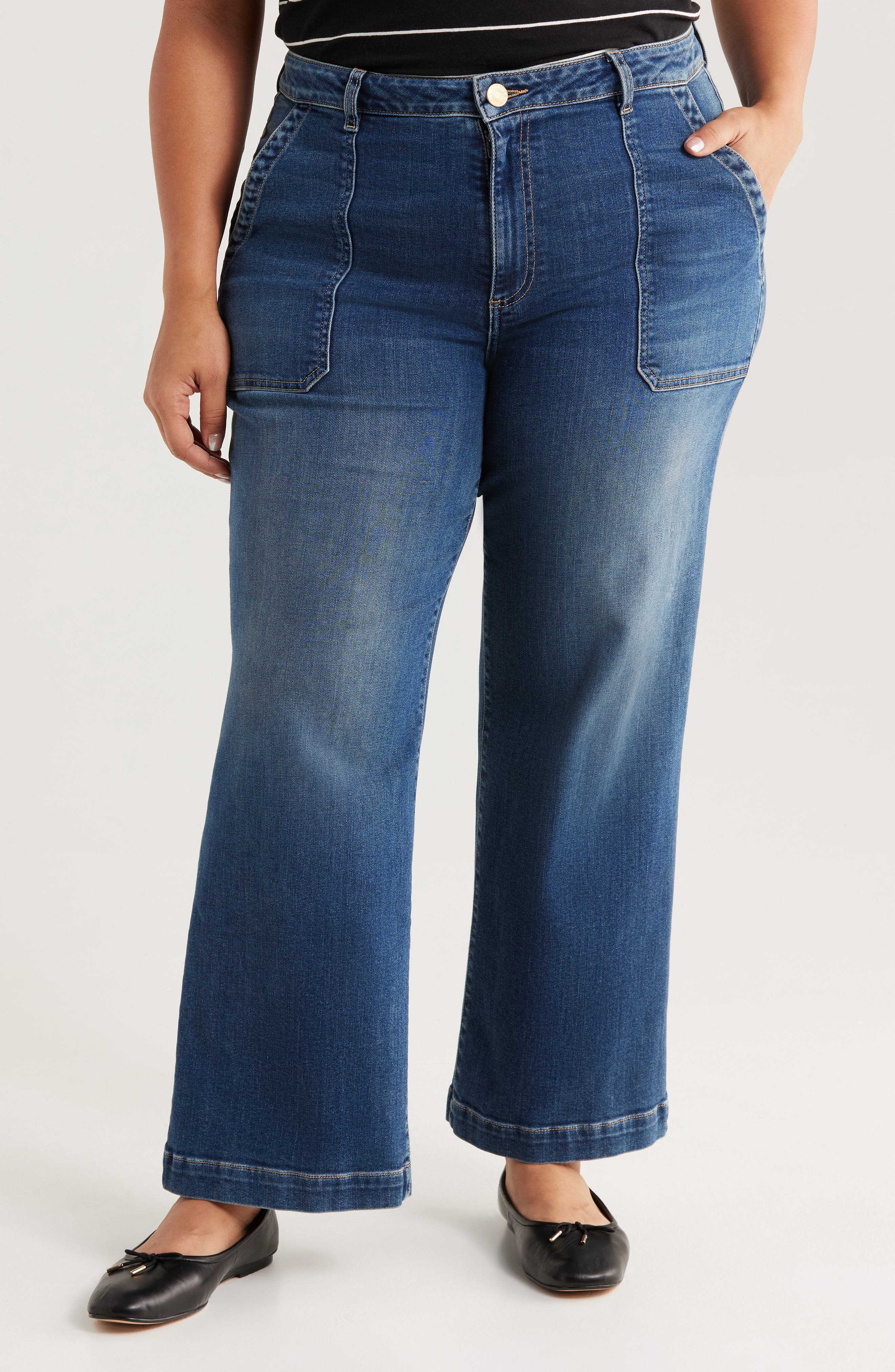 KUT from the Kloth Meg High Waist Wide Leg Jeans