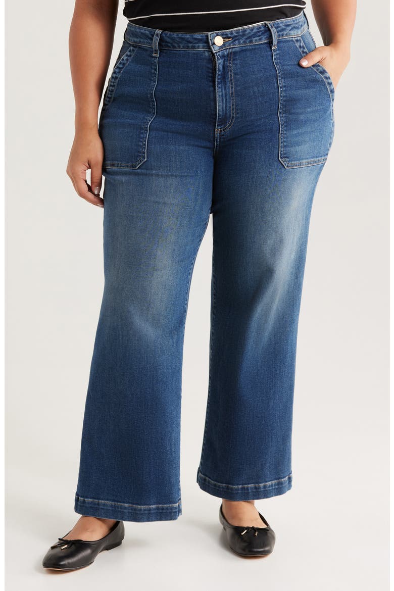 Meg High Waist Wide Leg Jeans, Main, color, REFLECTIVE