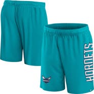FANATICS Men's Fanatics Branded Teal Charlotte Hornets Post Up Mesh Shorts