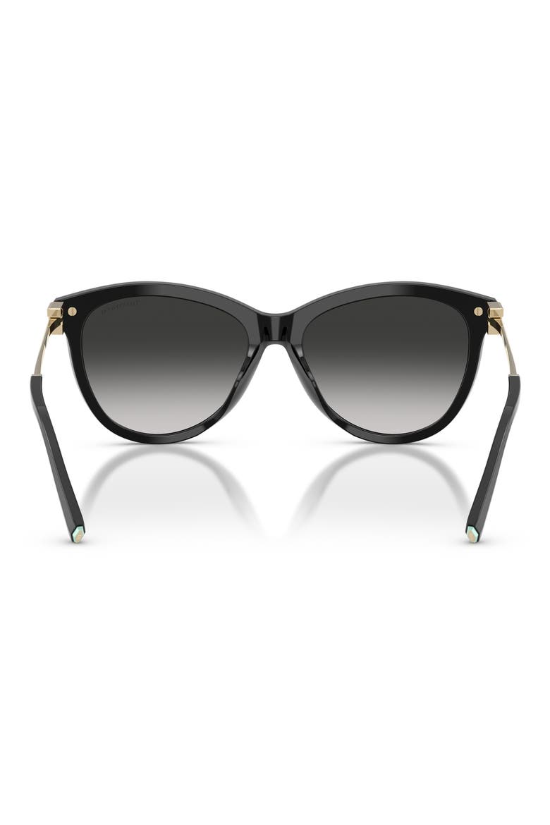 57mm Gradient Phantos Sunglasses, Alternate, color, BLACK / GREY GRADIENT