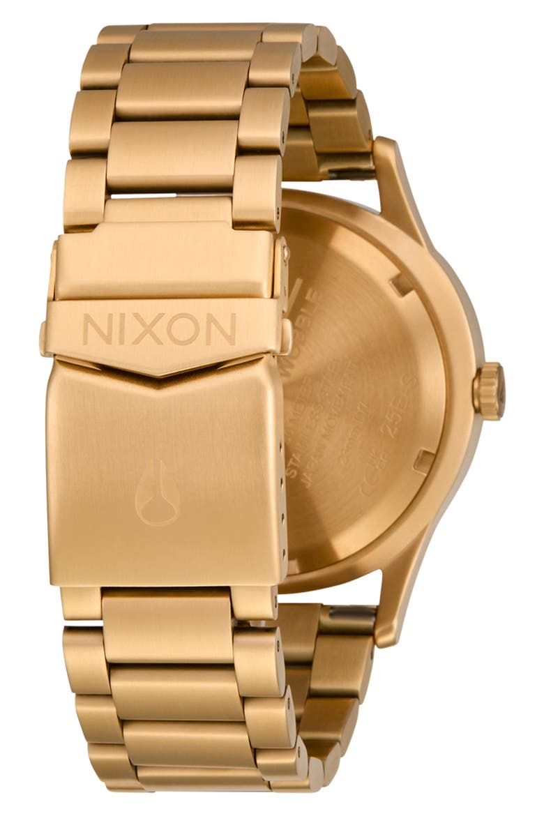 Sentry Wobble Bracelet Watch, 42mm, Alternate, color, ALL GOLD