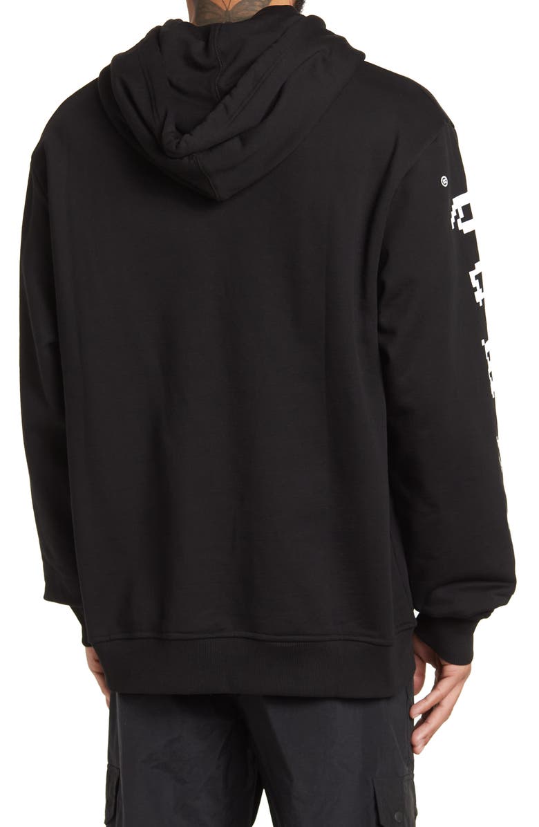 STAMPD Digital Logo Print Pullover Hoodie, Alternate, color, 