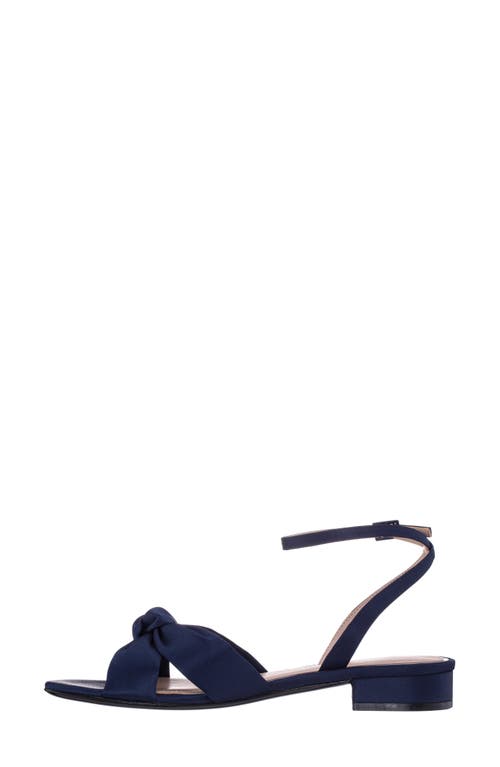 Nina Sulma Ankle Strap Sandal In Navy