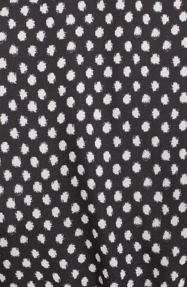 Diane von Furstenberg 'Arabella' Pinstripe Silk Dress, Alternate, color,