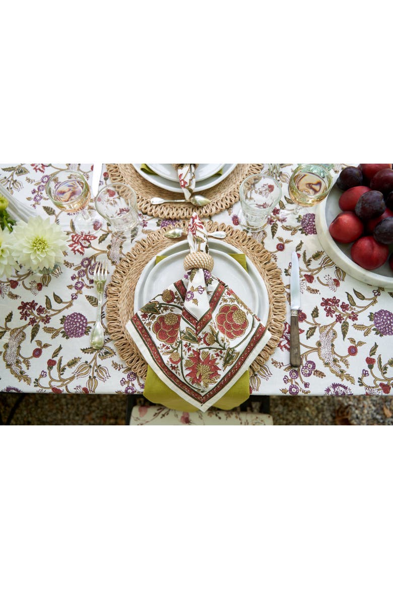 Louise Napkins - Set of 4, Alternate, color, Multicolor 20" x 20"