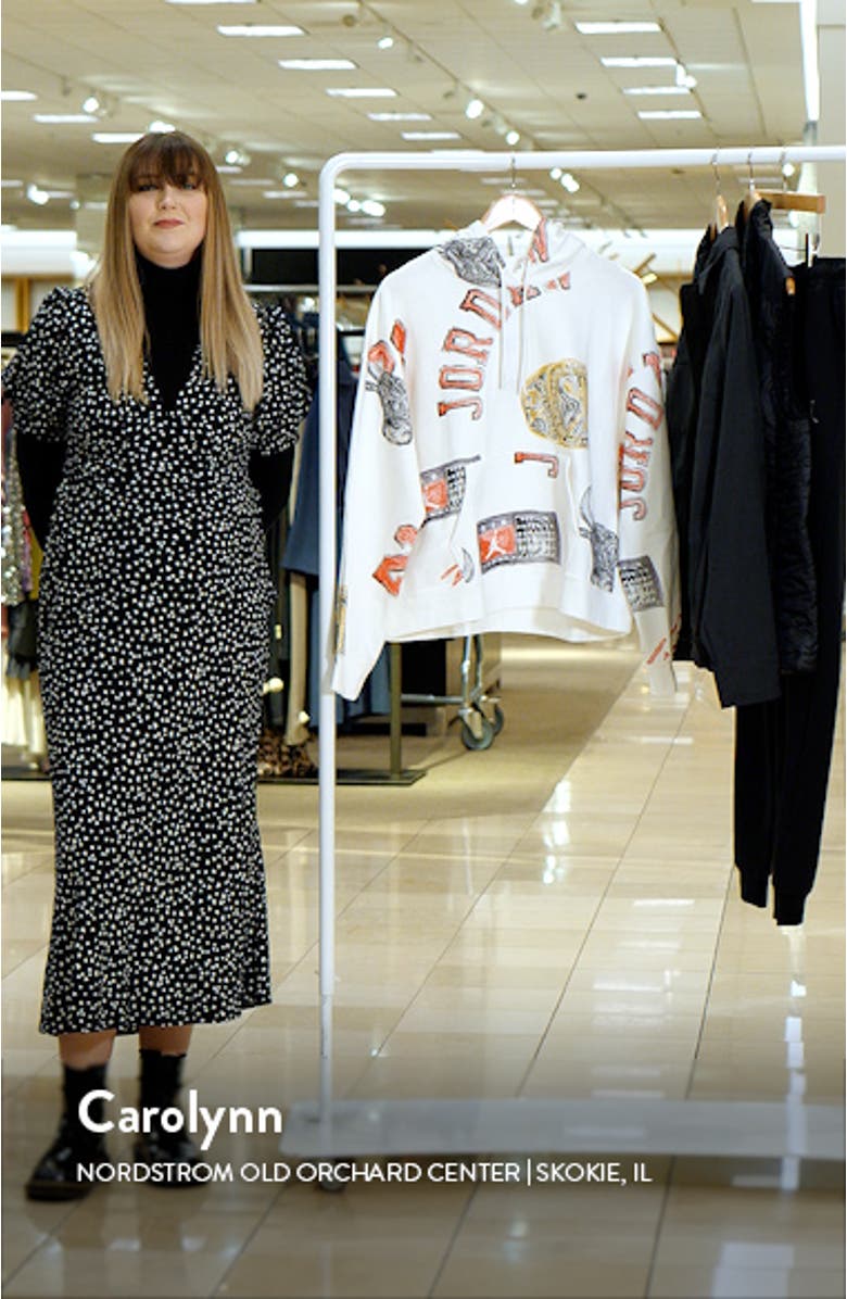 Brooklyn Print Fleece Hoodie, sales video thumbnail