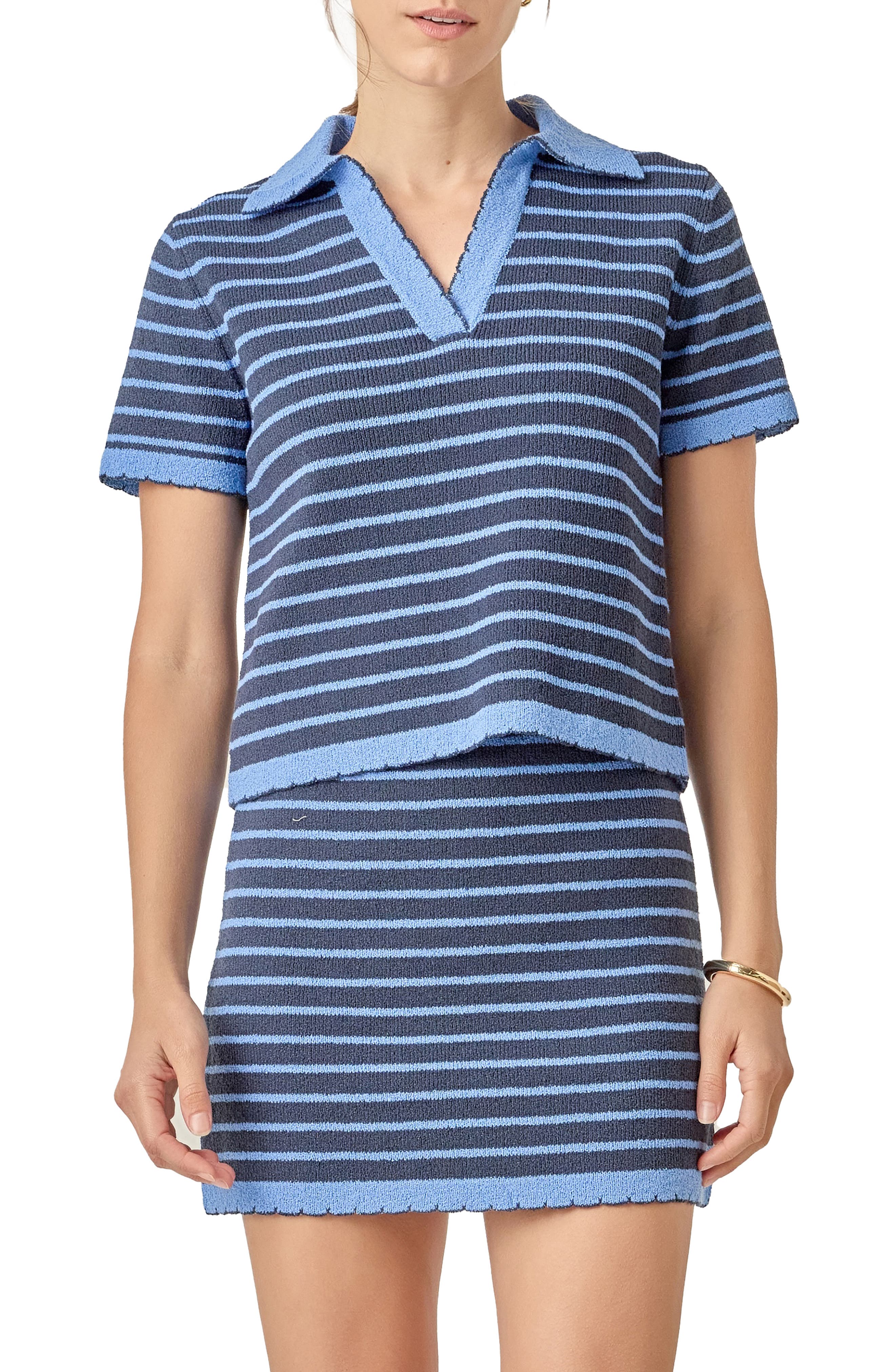 selected POWDER BLUE/ NAVY