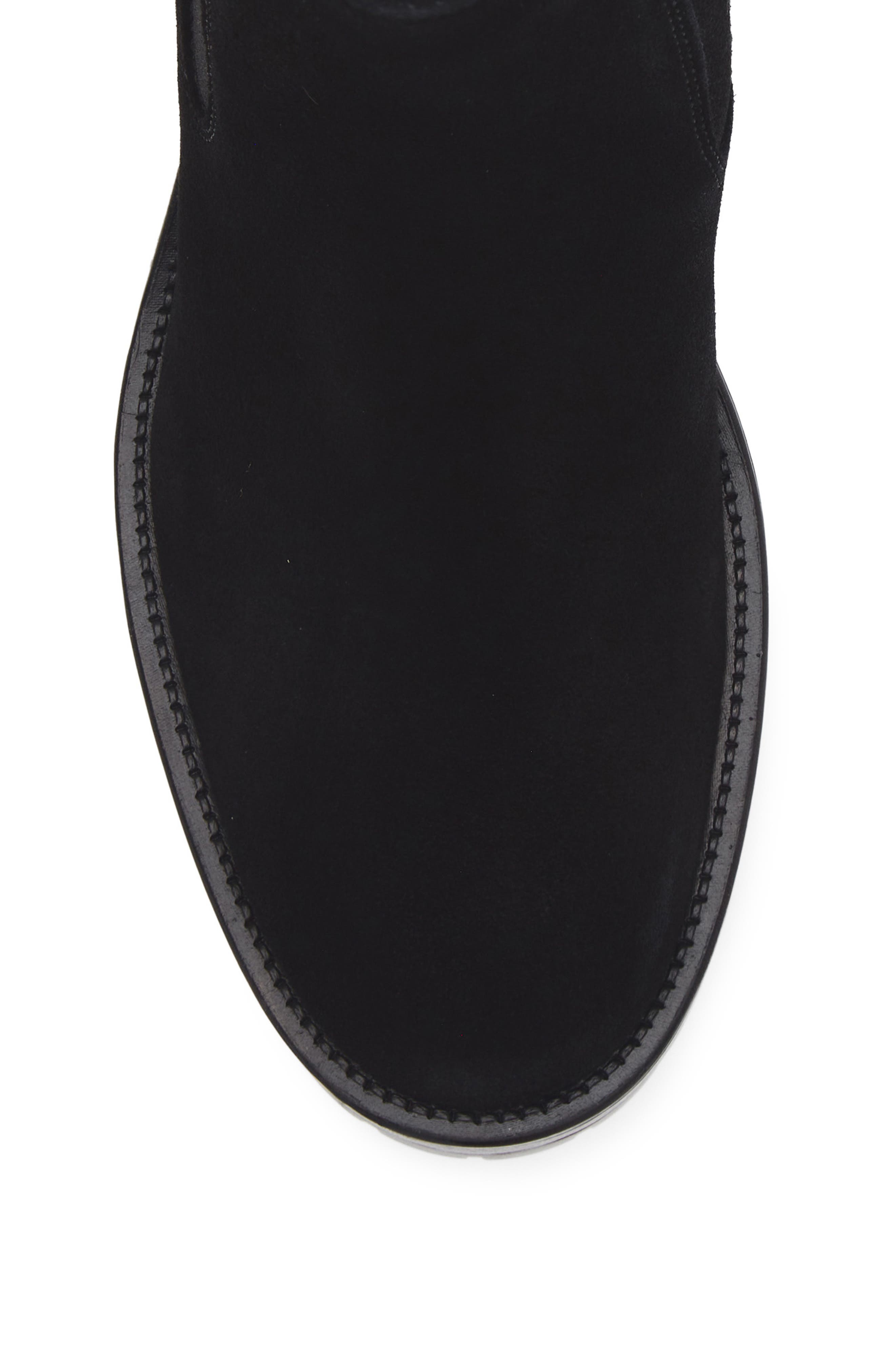 La Canadienne Wave City Dry<sup>™</sup> Lug Sole Waterproof Chelsea Boot, Alternate, color, Black Suede