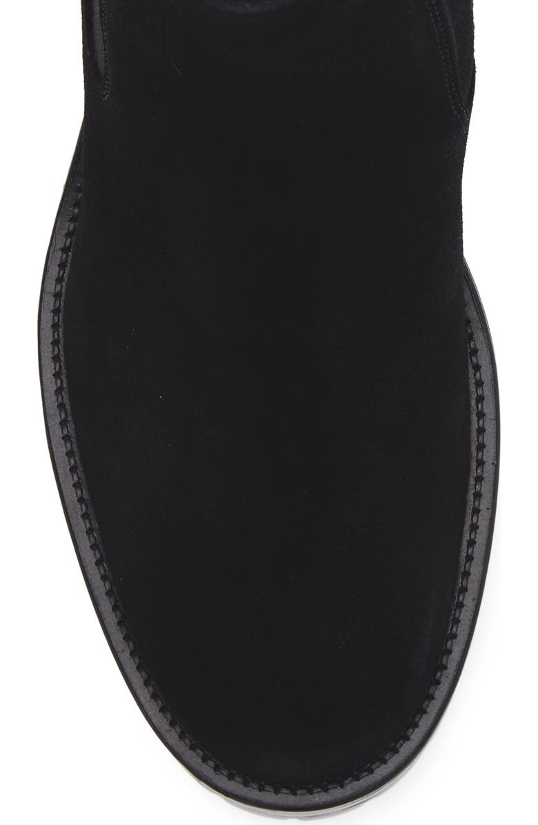 La Canadienne Wave City Dry<sup>™</sup> Lug Sole Waterproof Chelsea Boot, Alternate, color, Black Suede