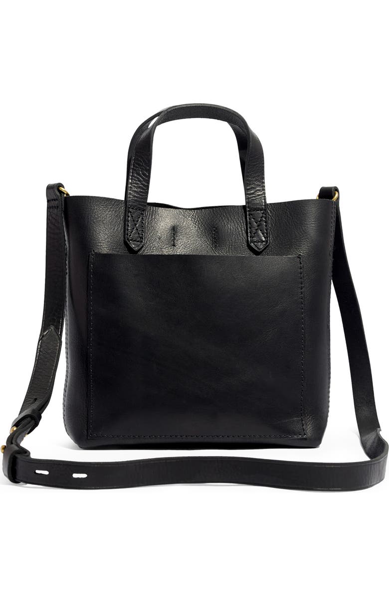 Madewell Small Transport Leather Crossbody, Main, color,
