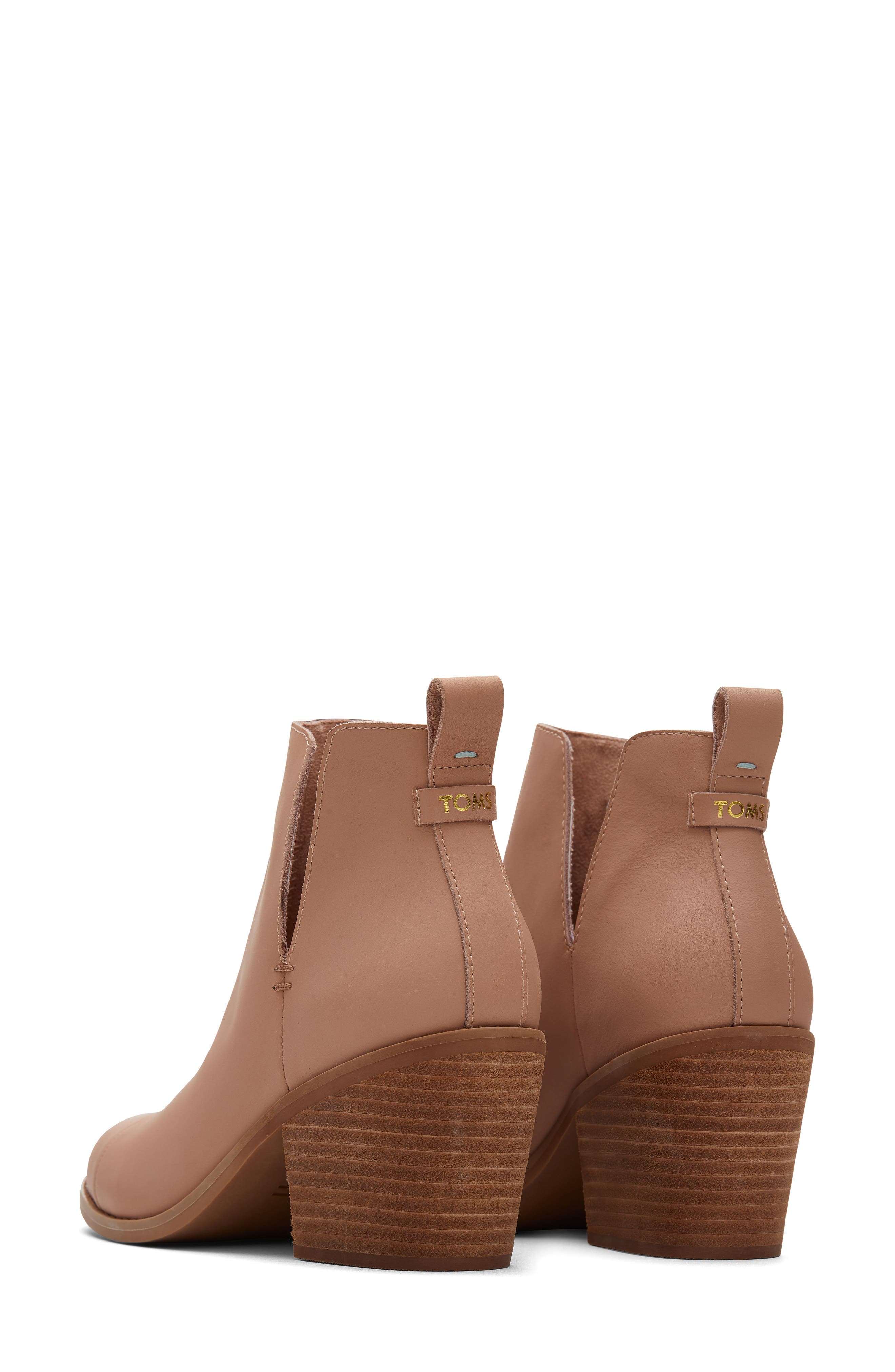 Everly Cutout Boot, Alternate, color, BROWN