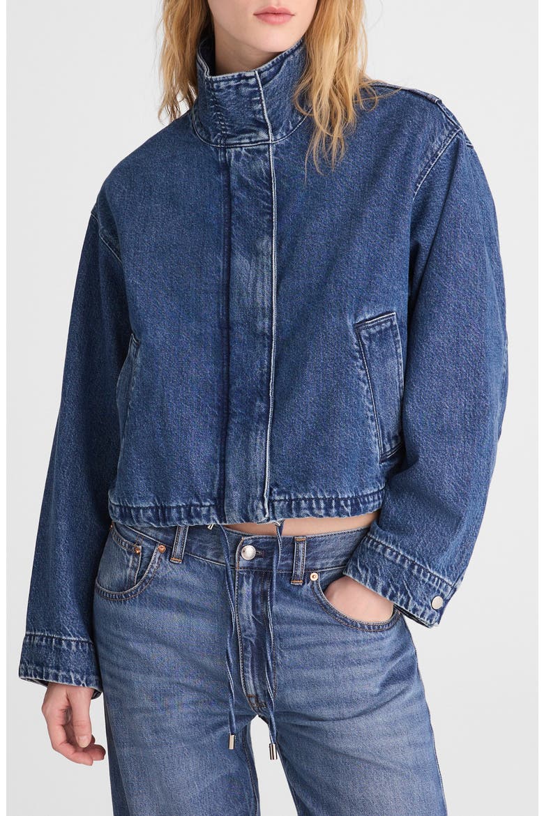Denim Crop Field Jacket (Women) | Nordstrom