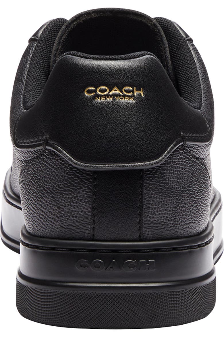 coach men's high line sneaker uniform dress shoe Coach Men's High Line Sneakers - Black