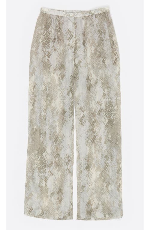 Bimba Y Lola Snake Pleated Jogger Trousers In Multi