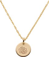 MADE BY MARY July Birth Flower Necklace