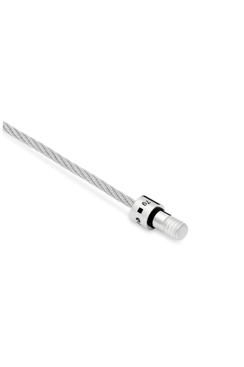 7G Polished Sterling Silver Horizontal Engraving Cable Bracelet, Alternate, color, SILVER