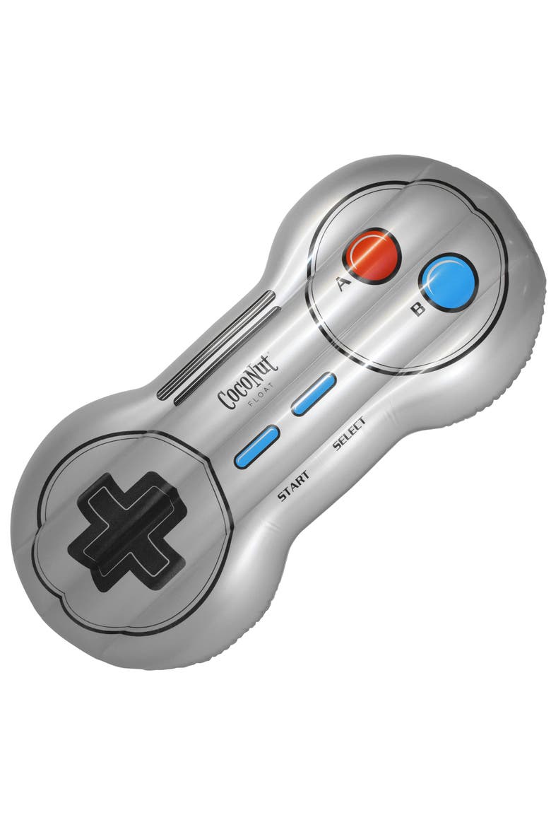 Retro Game Controller Pool Float 54 Inch x 22 Inch, Alternate, color, Multicolored