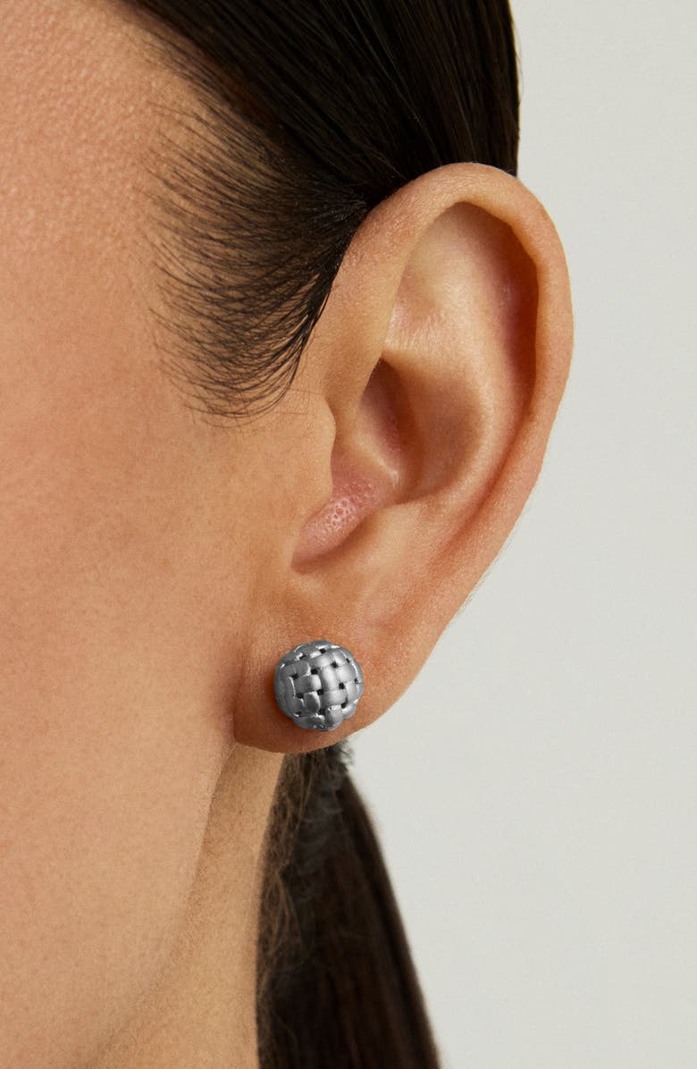 Dean Davidson Weave Ball Stud Earrings, Alternate, color, Silver