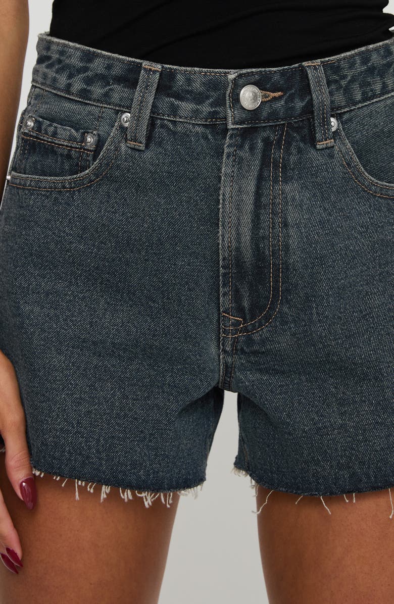 Princess Polly Get it Right Mid Rise Cutoff Denim Shorts, Alternate, color, 