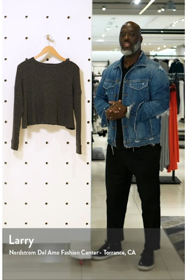 Brushed Up Crop Pullover video