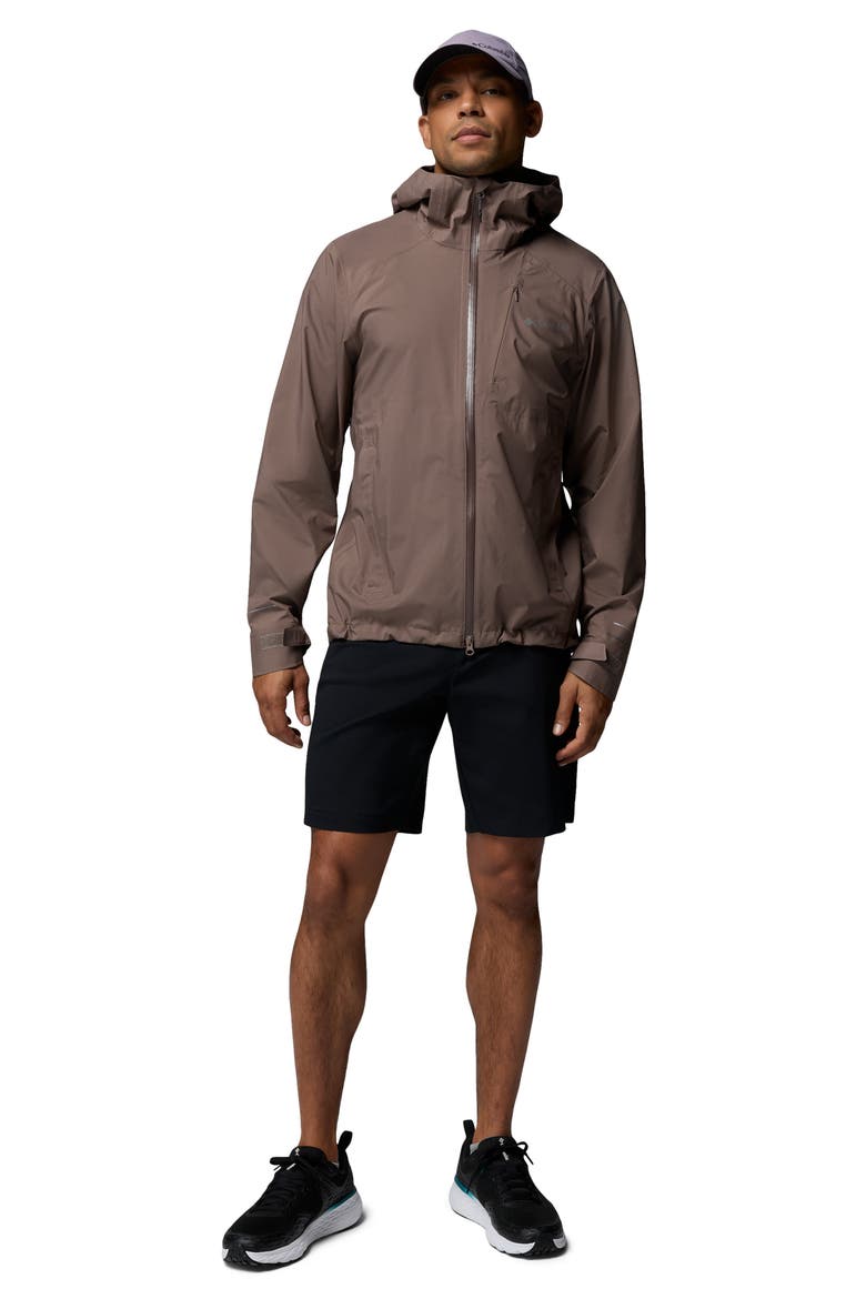 Trailborne Omni-Tech Waterproof Jacket, Alternate, color, IRON