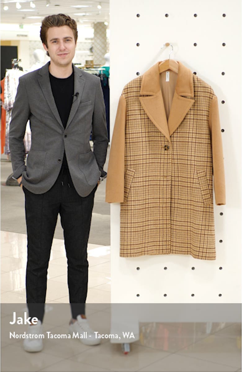 Plaid Longline Coat, sales video thumbnail