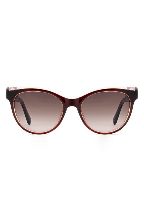 Fossil 53mm Gradient Cat Eye Sunglasses in Brown  product