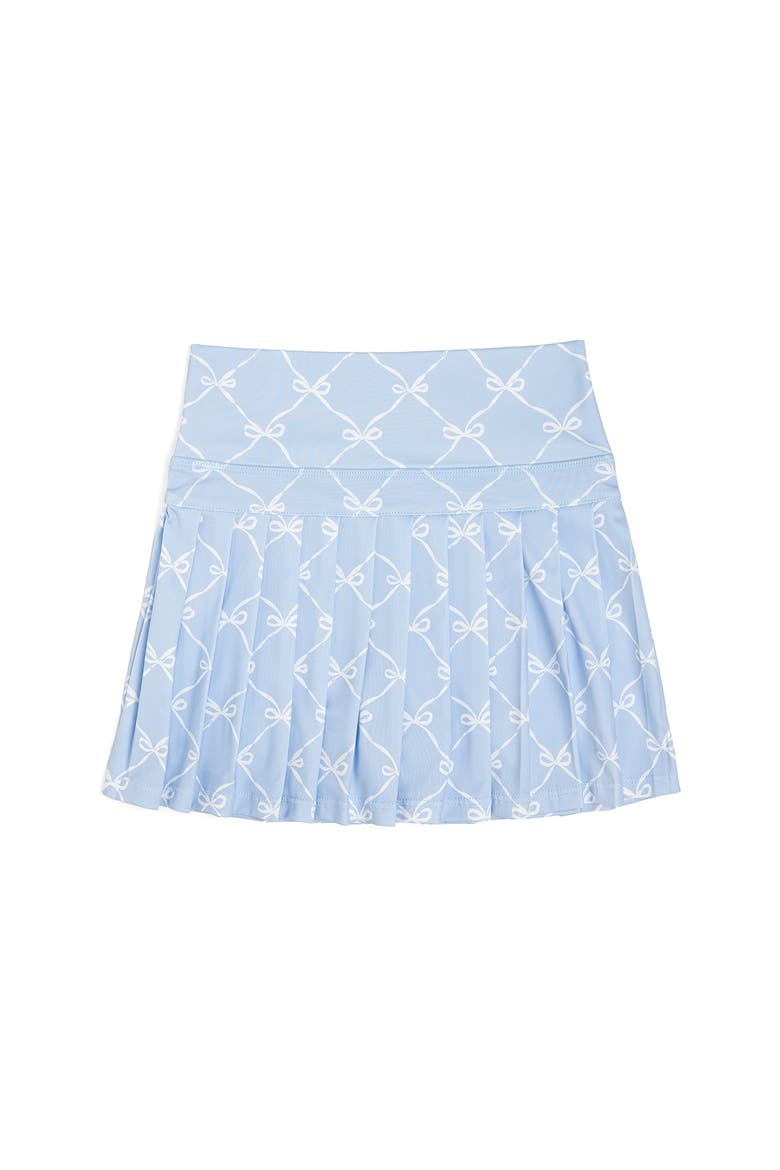 Sky Blue Bow Trellis Athletic Skort, Main, color, Powder Blue
