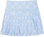 Sweet Wink Sky Blue Bow Trellis Athletic Skort