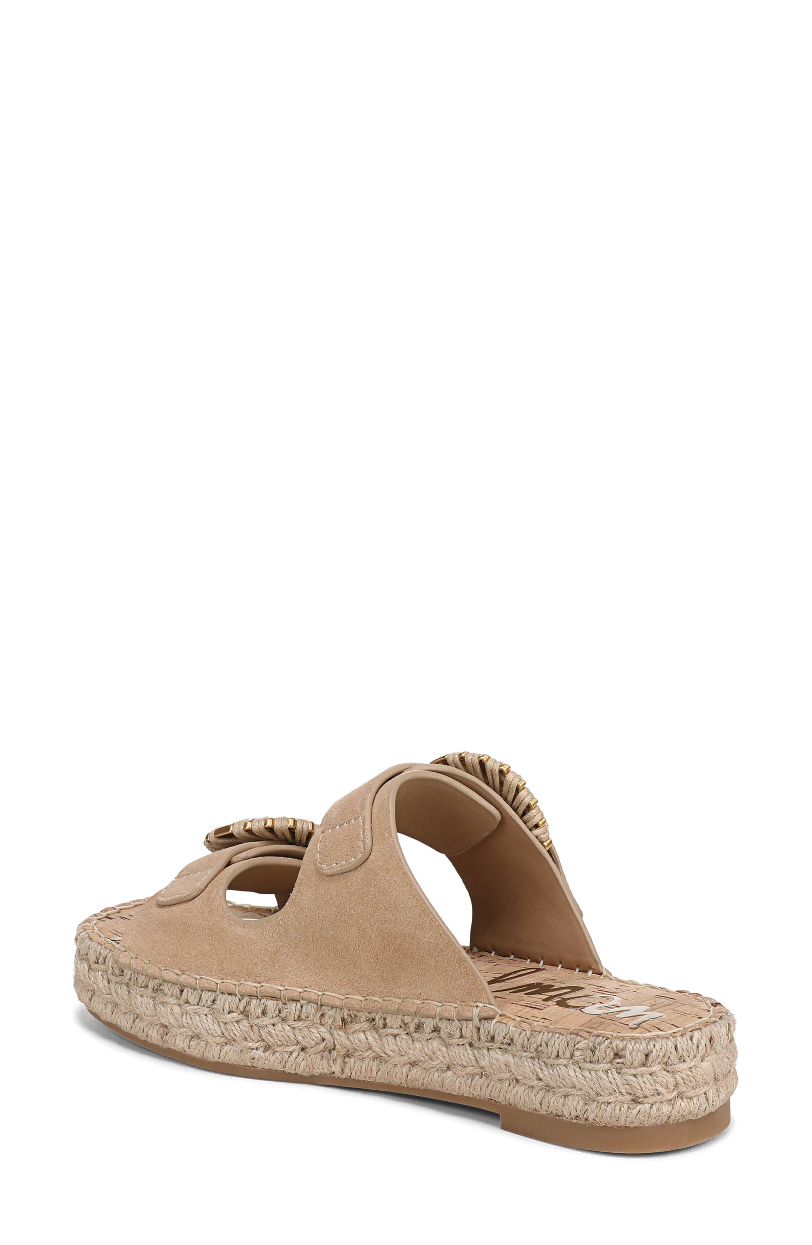 Sam Edelman Tabbey Espadrille Platform Slide Sandal, Alternate, color, Cyprus Tan