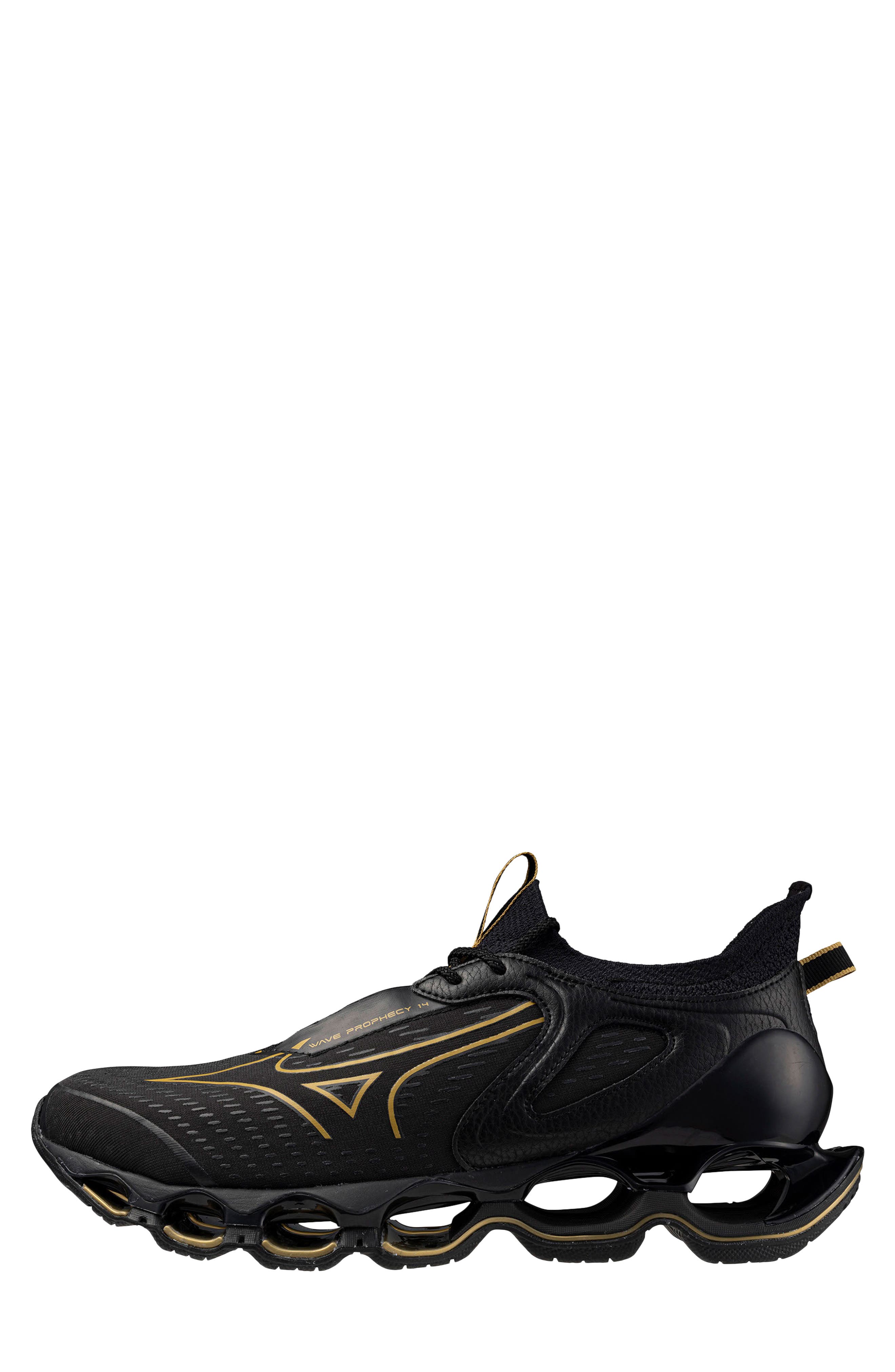 Wave Prophecy Sportstyle Sneaker, Alternate, color, BLACK-GOLD
