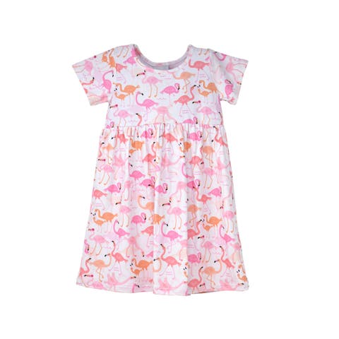 Girl's Playtime UPF 50+ Laya Short Sleeve Tee Dress