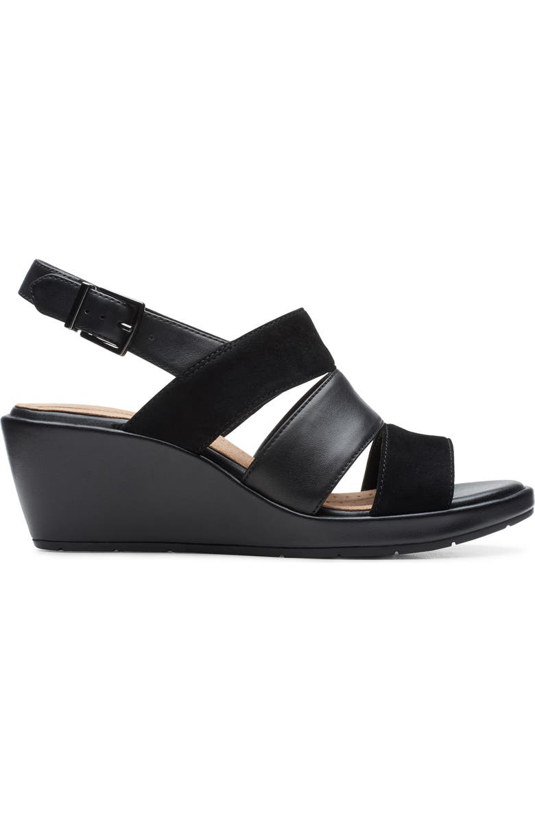 Clarks<sup>®</sup> Un Plaza Go Wedge Sandal, Alternate, color,