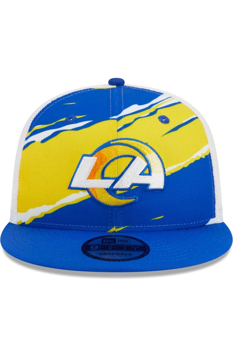New Era Men's New Era Royal Los Angeles Rams  Tear Trucker 9FIFTY Snapback Hat, Alternate, color, Royal
