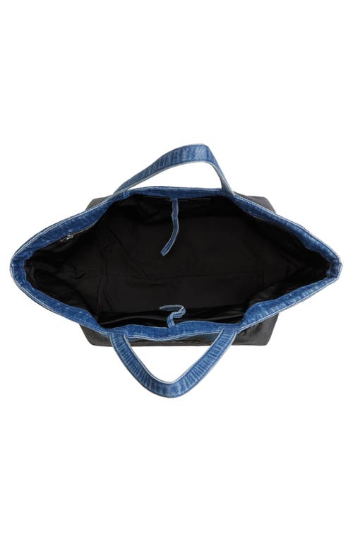Alexander Wang Punch Dip Coated Denim Tote