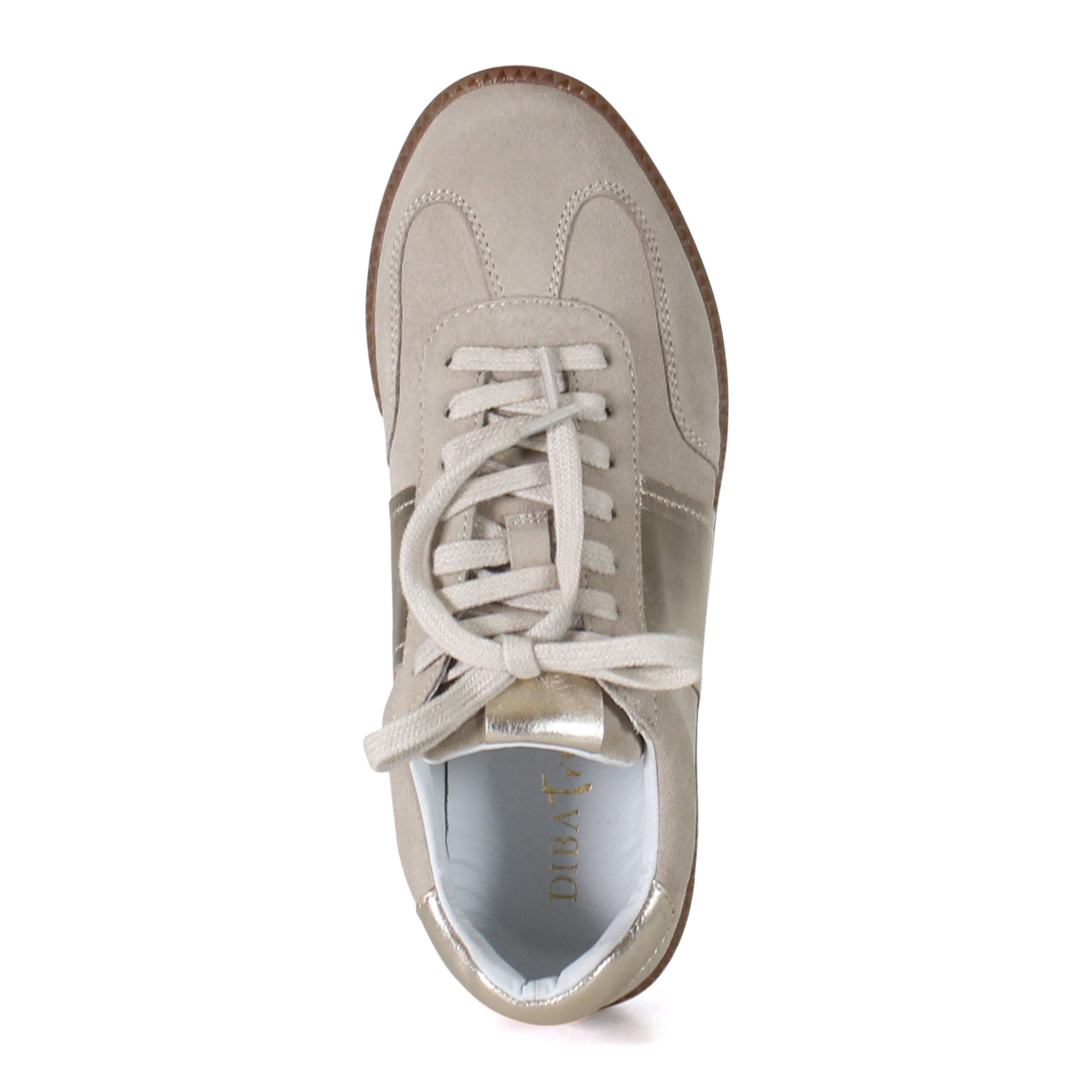 Diba True THIS TLE Lace Up Suede Sneaker, Alternate, color, Shell/Platino
