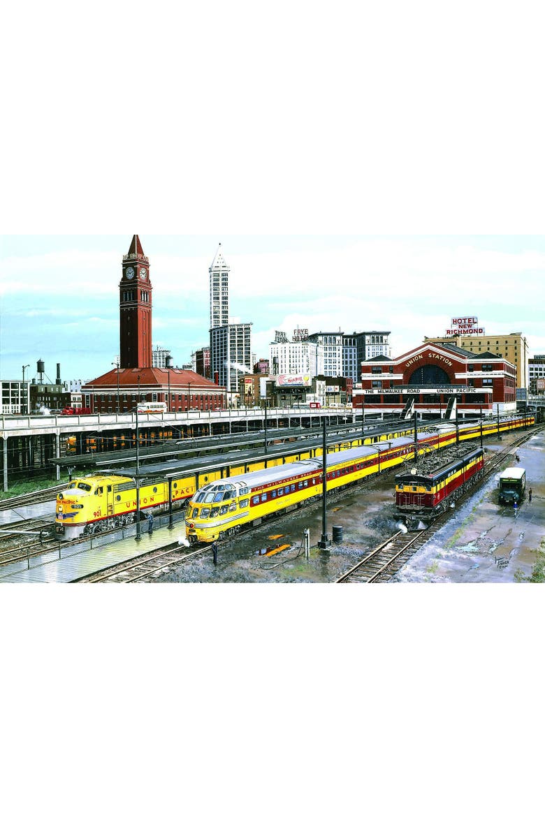 Seattle 1000 piece Jigsaw Puzzle for Adults, Alternate, color, Multicolor
