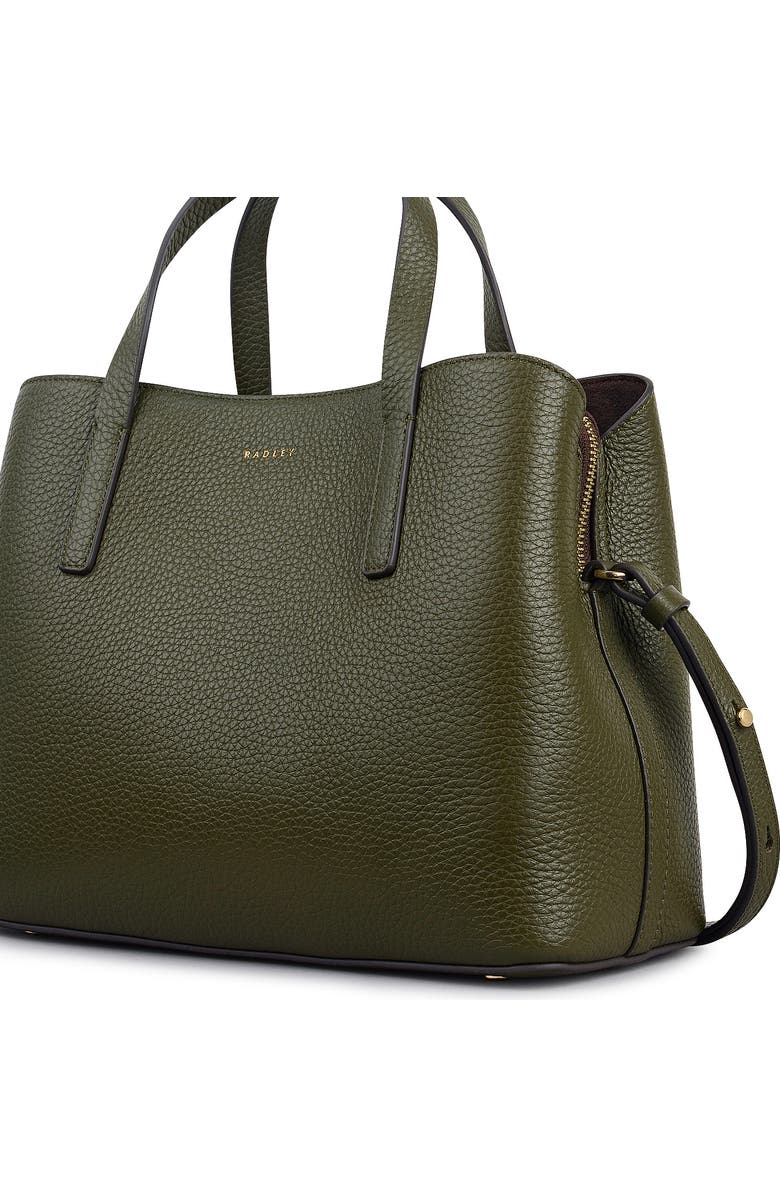 Radley Dukes Place Medium Ziptop Satchel Bag, Alternate, color, Pine Needle